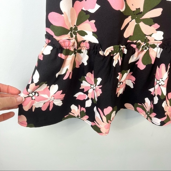 Jason Wu Floral V-Neck Sleeveless Top Blouse - Picture 3 of 11